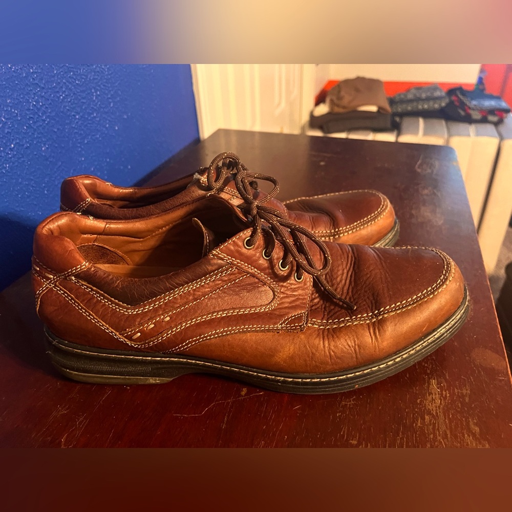Johnston & Murphy leather waterproof shoes, 14D